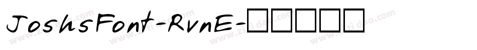 JoshsFont-RvnE字体转换