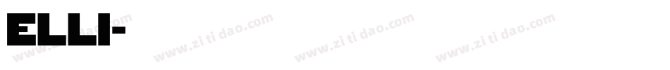 Elli字体转换