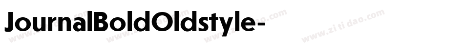 JournalBoldOldstyle字体转换