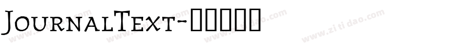 JournalText字体转换