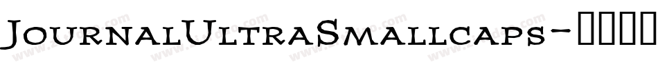 JournalUltraSmallcaps字体转换