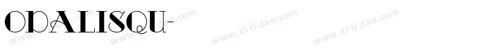 ODALISQU字体转换
