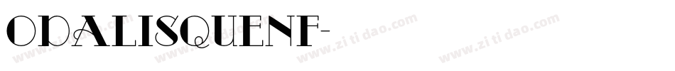 OdalisqueNF字体转换