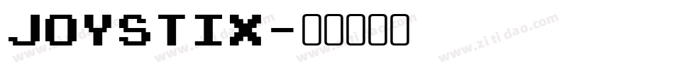 Joystix字体转换