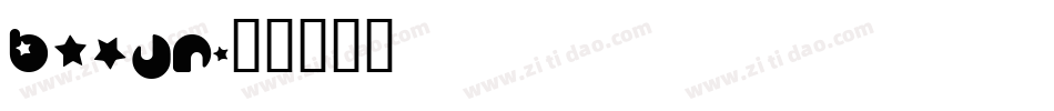B10jr字体转换