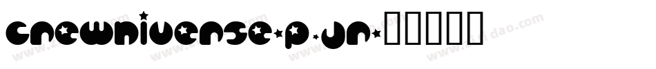 Crewniverse-p6Jr字体转换