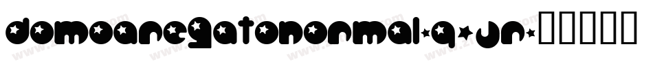 DomoaregatoNormal-q2Jr字体转换