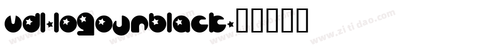 VDL-LogoJrBlack字体转换