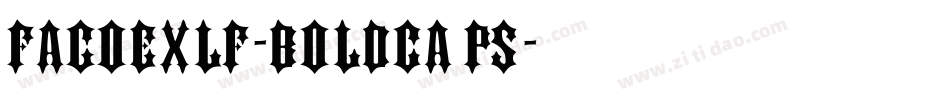 FagoExLf-BoldCaps字体转换