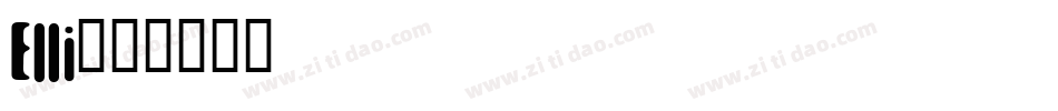 Elli字体转换