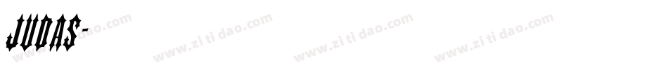 JUDAS字体转换