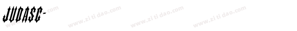judasc字体转换