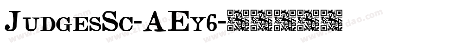 JudgesSc-AEy6字体转换