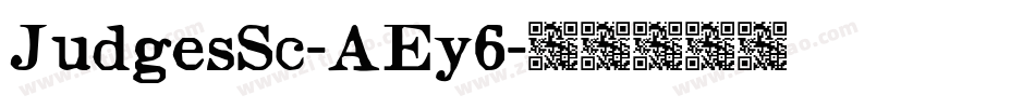 JudgesSc-AEy6字体转换