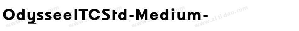 OdysseeITCStd-Medium字体转换