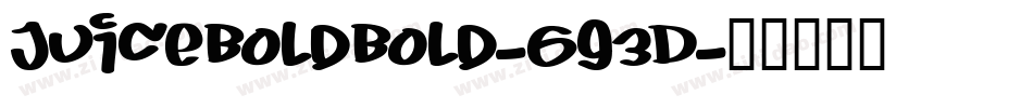 JuiceBoldBold-6g3D字体转换