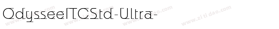OdysseeITCStd-Ultra字体转换