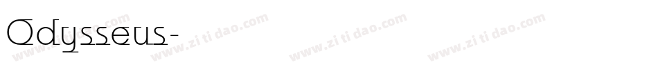 Odysseus字体转换