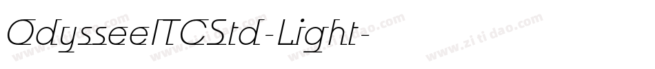 OdysseeITCStd-Light字体转换