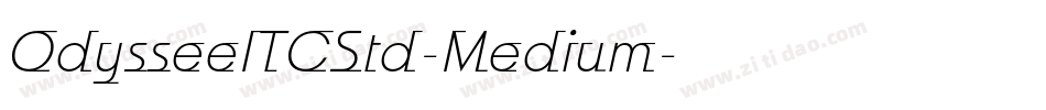 OdysseeITCStd-Medium字体转换