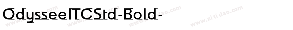 OdysseeITCStd-Bold字体转换