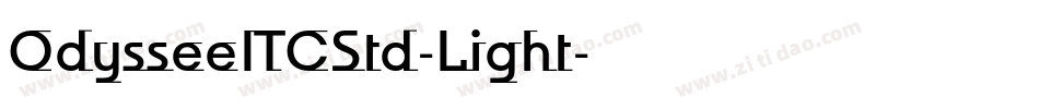 OdysseeITCStd-Light字体转换