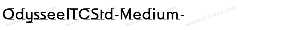 OdysseeITCStd-Medium字体转换