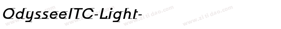 OdysseeITC-Light字体转换