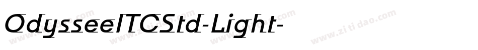 OdysseeITCStd-Light字体转换