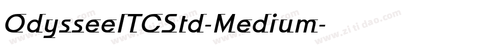 OdysseeITCStd-Medium字体转换