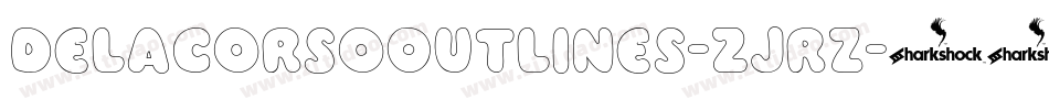 DelacorsoOutlines-Zjrz字体转换