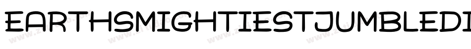 EarthsMightiestJumbledItal-BxGw字体转换