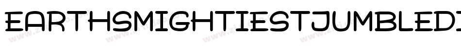 EarthsMightiestJumbledItal-BxGw字体转换