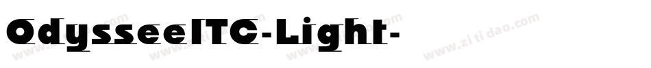 OdysseeITC-Light字体转换