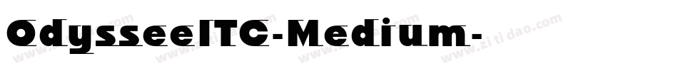 OdysseeITC-Medium字体转换