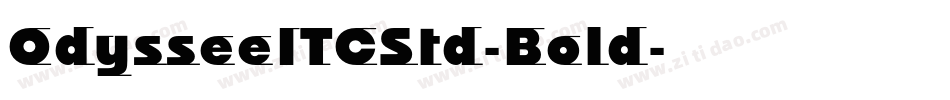 OdysseeITCStd-Bold字体转换