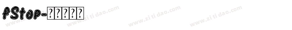 fStop字体转换