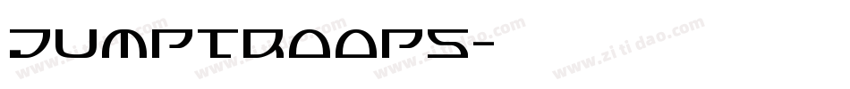 Jumptroops字体转换