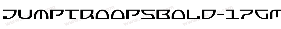 JumptroopsBold-17GM字体转换