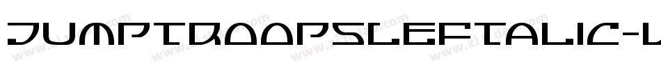 JumptroopsLeftalic-Kz7e字体转换