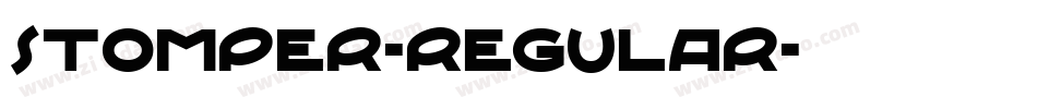 STOMPER-REGULAR字体转换 STOMPER-REGULAR字体转换