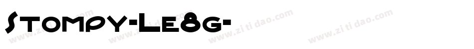 Stompy-Le8g字体转换