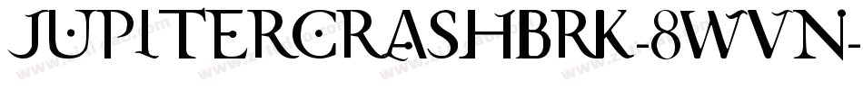 JupiterCrashBrk-8wVn字体转换