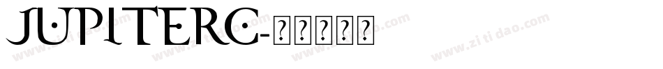 jupiterc字体转换