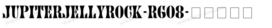 JupiterJellyrock-rgO8字体转换