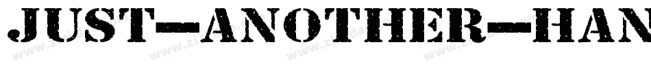 Just-Another-Hand字体转换