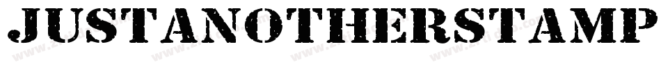 JustAnotherStampFontDemo-VWvy字体转换 JustAnotherStampFontDemo-VWvy字体转换