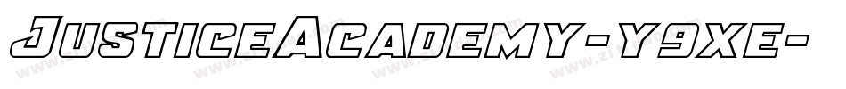 JusticeAcademy-y9xe字体转换