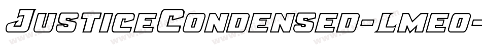 JusticeCondensed-lme0字体转换