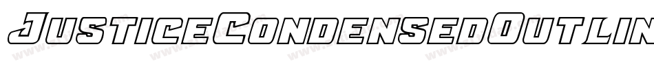 JusticeCondensedOutline-nP50字体转换 JusticeCondensedOutline-nP50字体转换